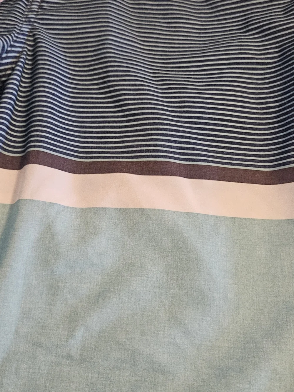 Goodfellow & Co Aqua Blue & Red and Light Gray Swim Trunks
